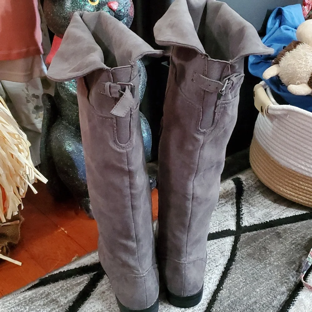 Womens, Bongo, size 6 grey boots - Picture 3 of 7